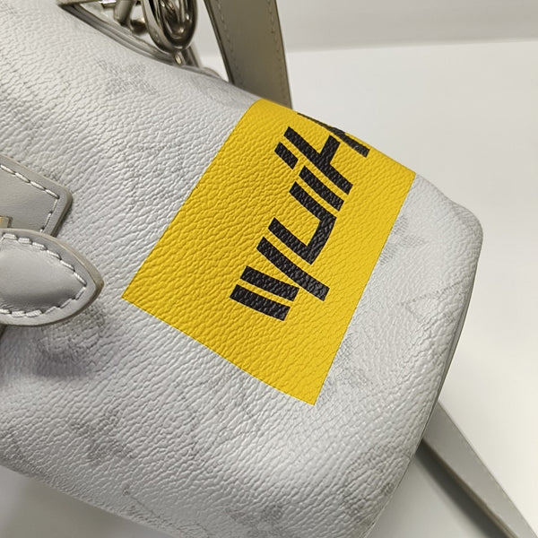 CHALK Monogram Coated Canvas Gray