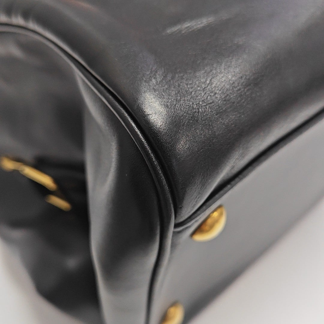 CLASSIC DUFFEL 6 Calfskin Black