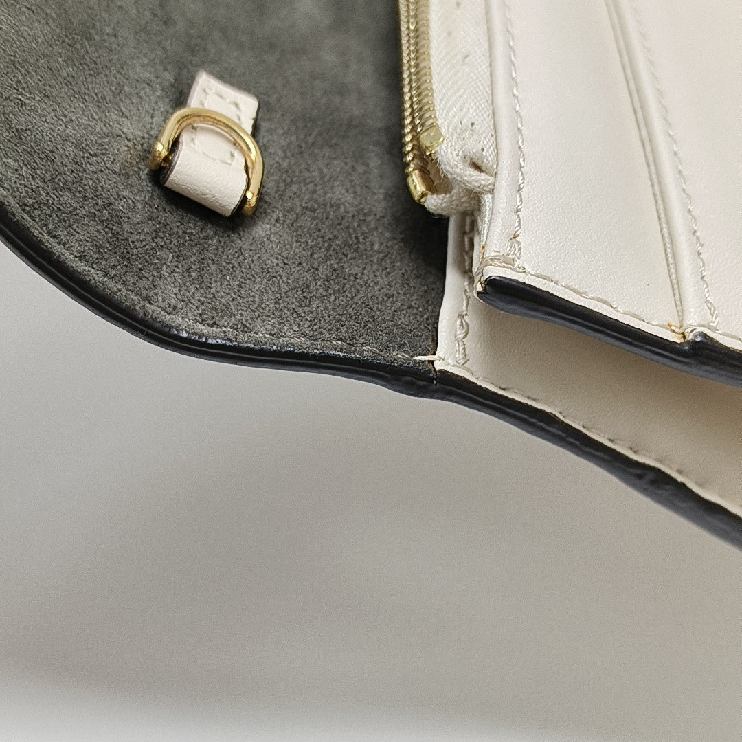 Calfskin Shoulder Bag Beige