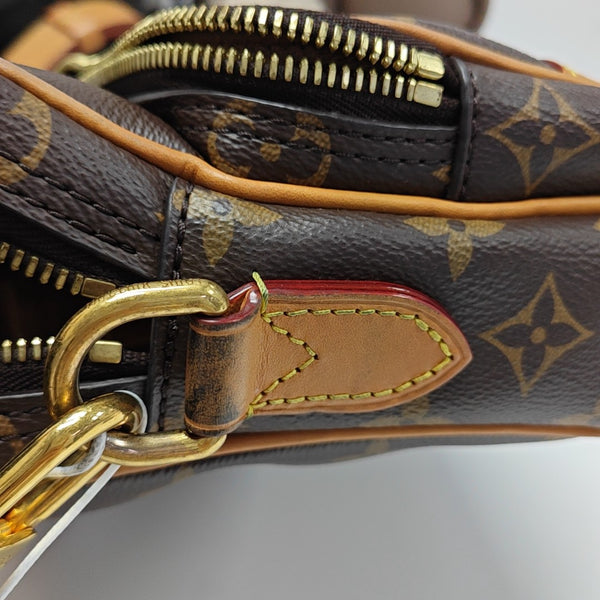 VINTAGE TROCADERO 23 Monogram Coated Canvas Brown