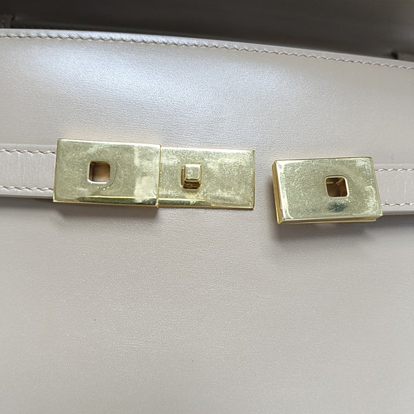 MANHATTAN Small Calfskin Beige