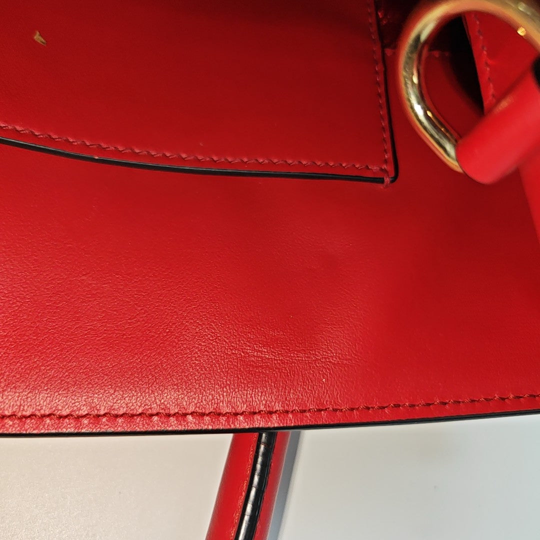 Monochrome Saffiano Calfskin Red