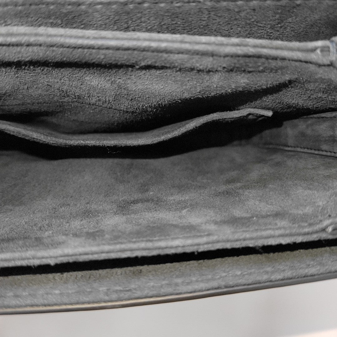 Calfskin Shoulder Bag Black