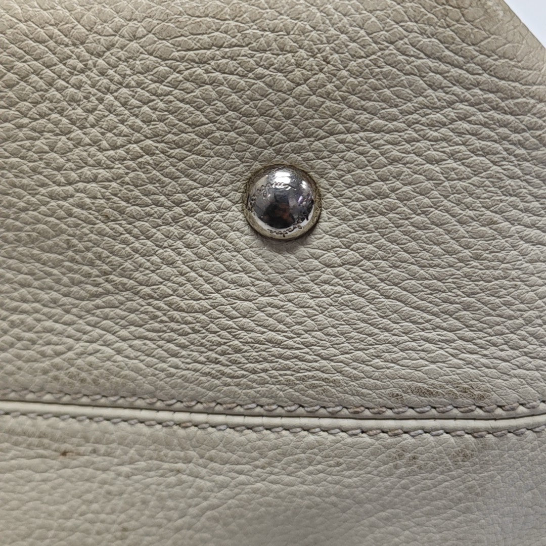 Calfskin Shoulder Bag White