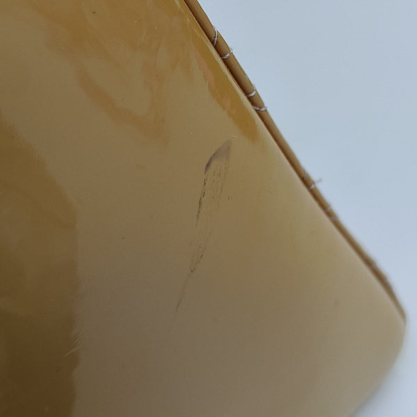 Lady Dior Large Cannage Patent Lambskin Yellow