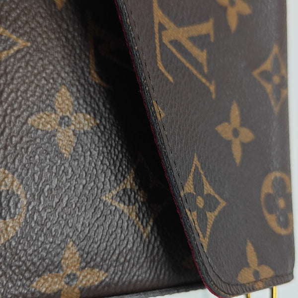 FÉLICIE Monogram Coated Canvas Brown