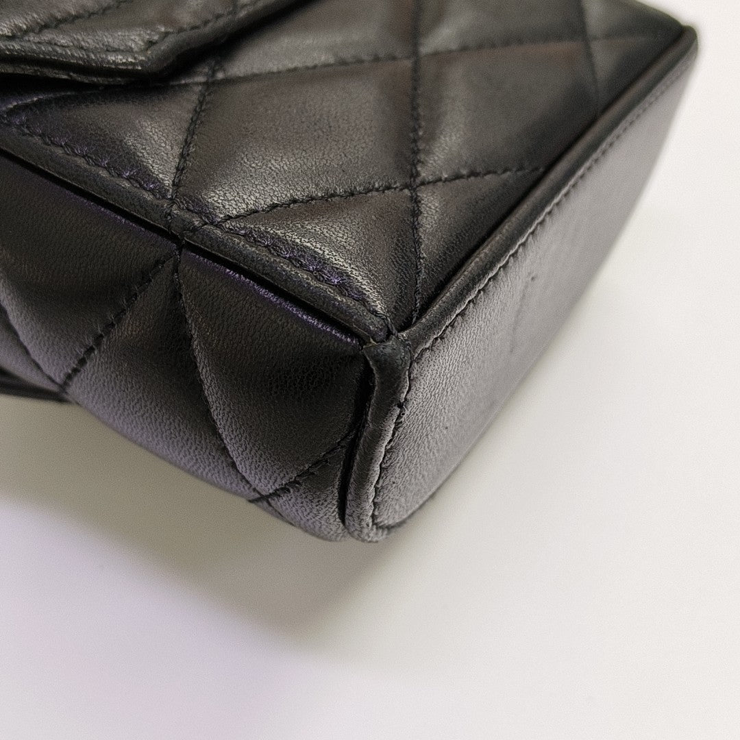 PUFFER Quilted Lambskin Black
