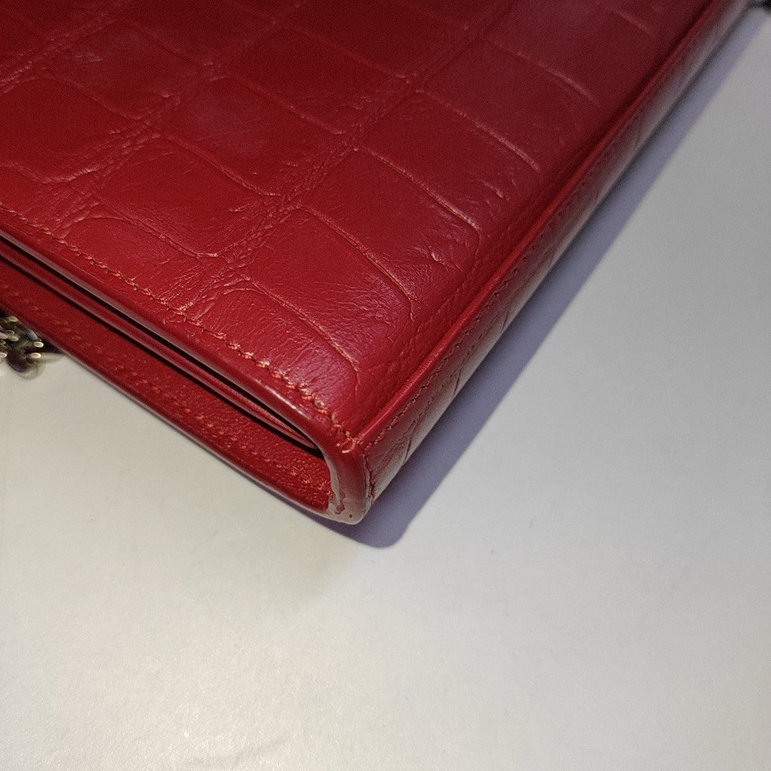 Kate Calfskin Rojo