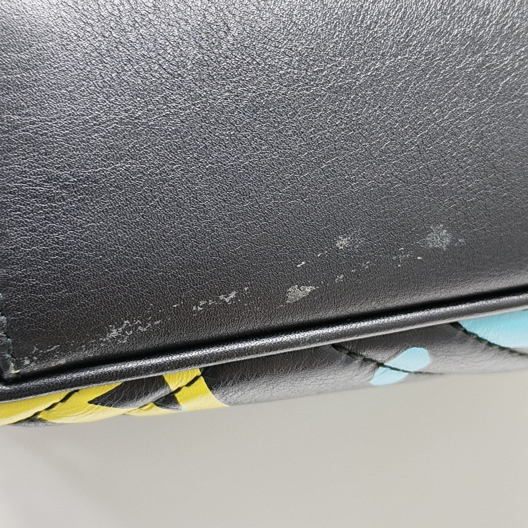 Calfskin Shoulder Bag Black