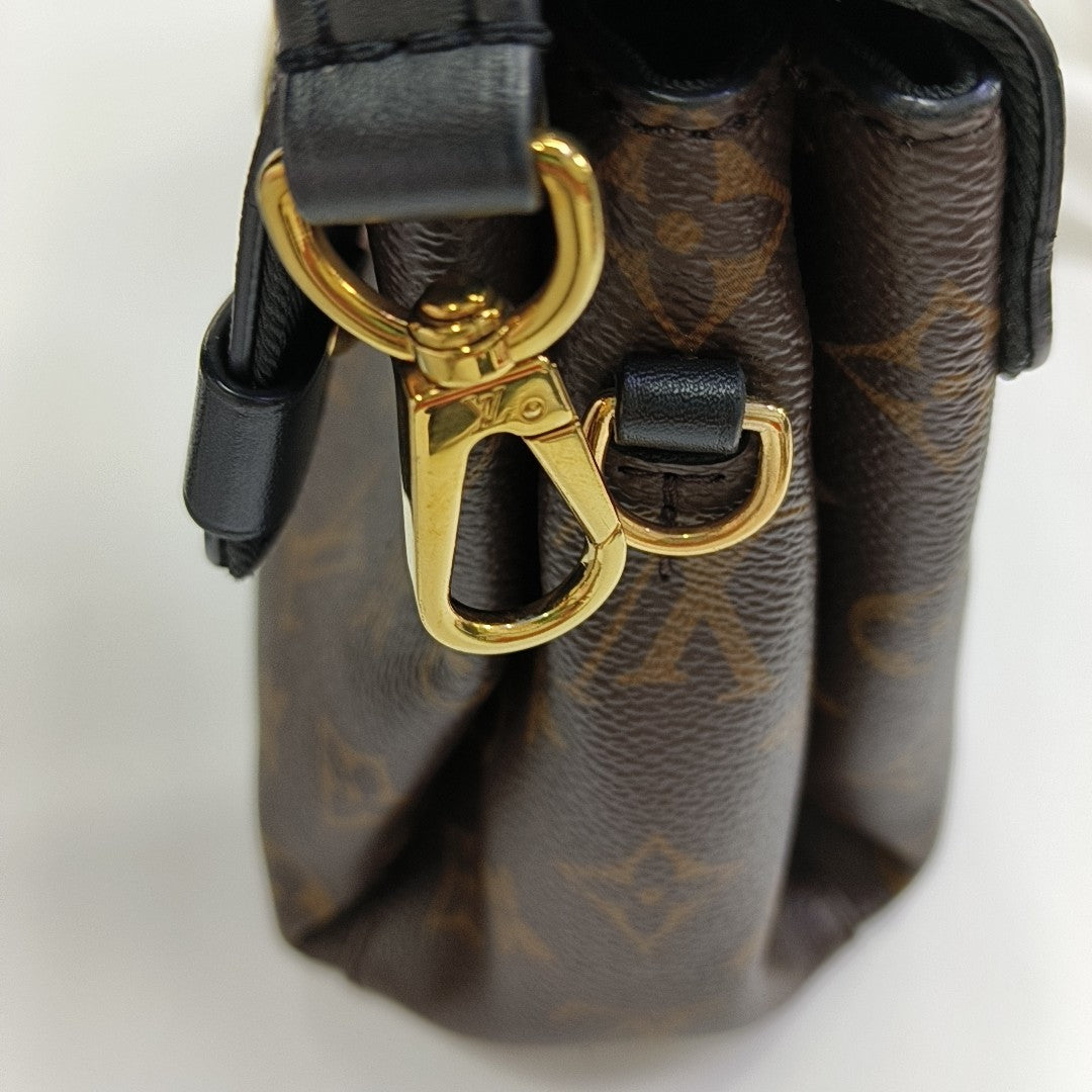 GEORGES BB Monogram Coated Canvas Brown