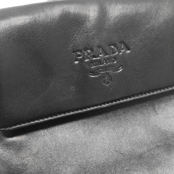 Lambskin Shoulder Bag Black