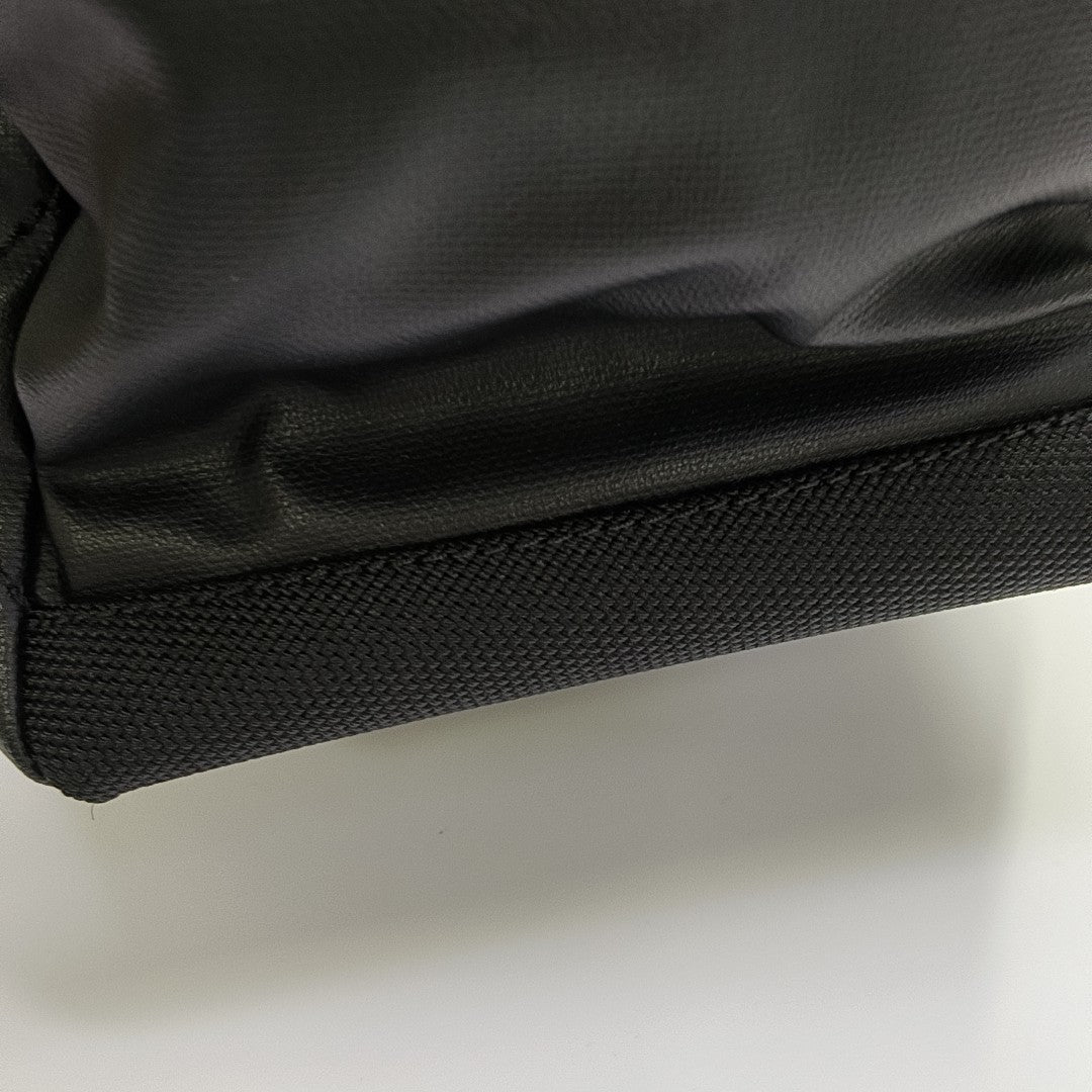 PARIS BIARRITZ Large Quilted Coated Canvas Black