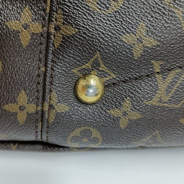 ARTSY MM Monogram Coated Canvas Brown