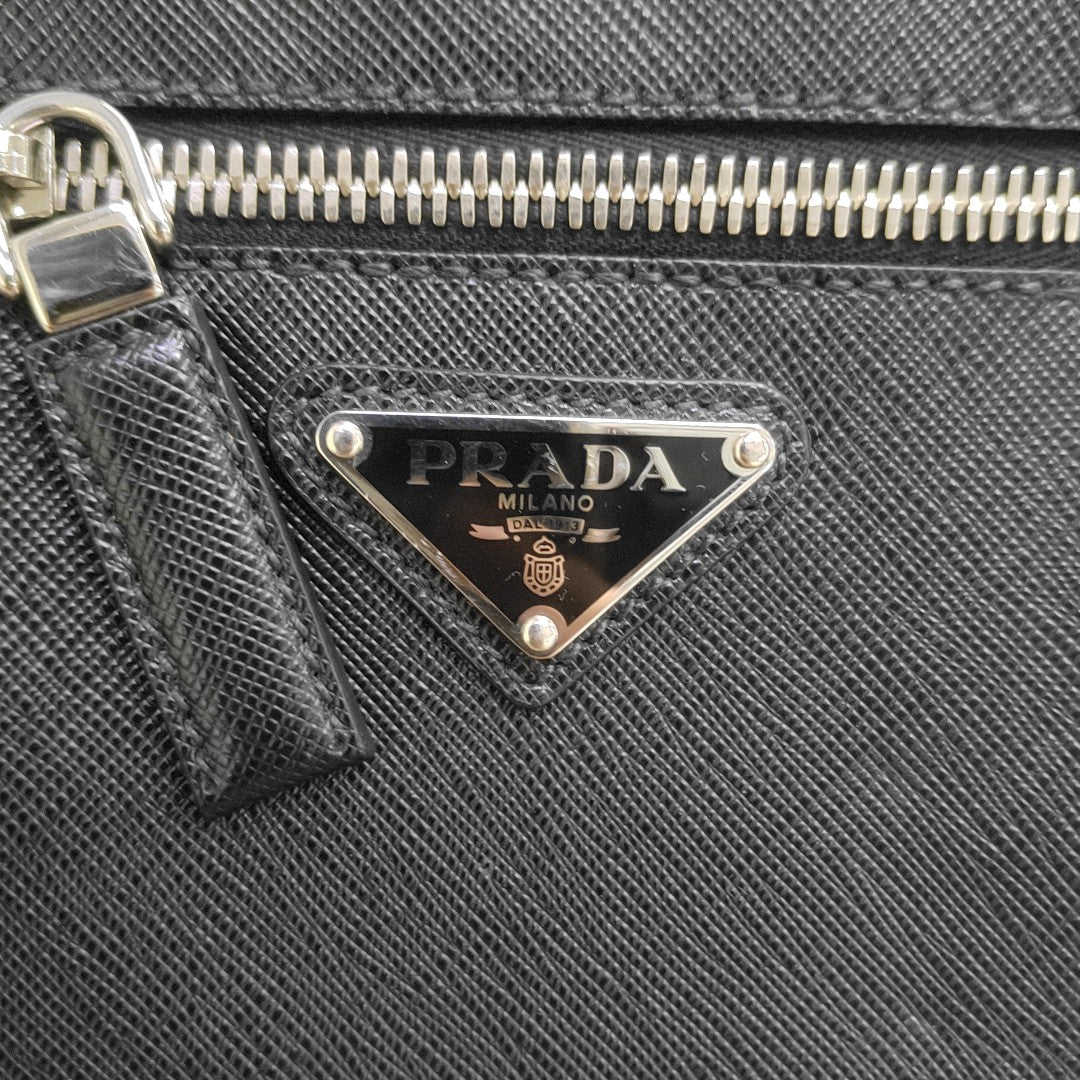 Calfskin Shoulder Bag Black