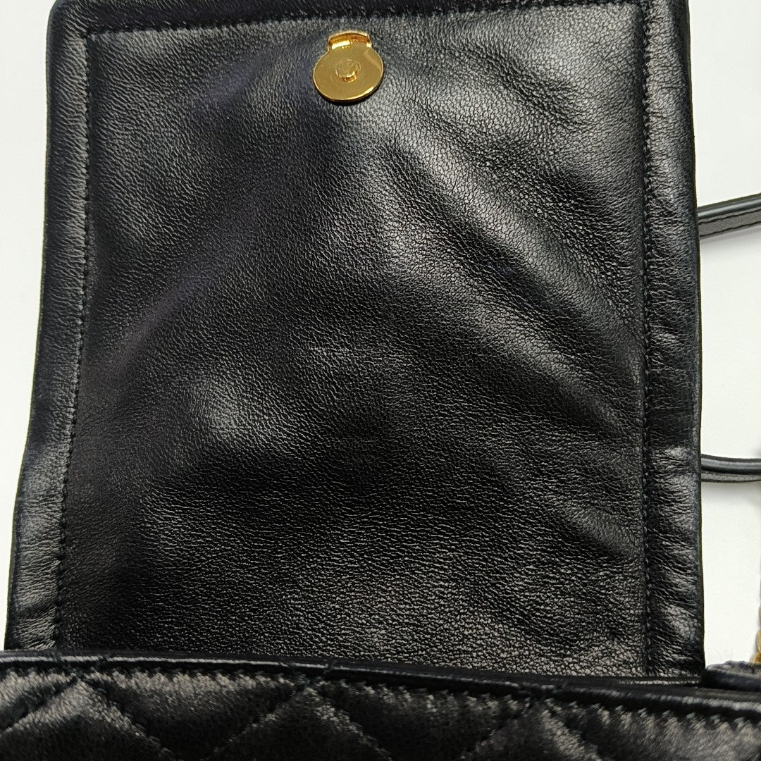 NOLITA Mini Quilted Lambskin Black