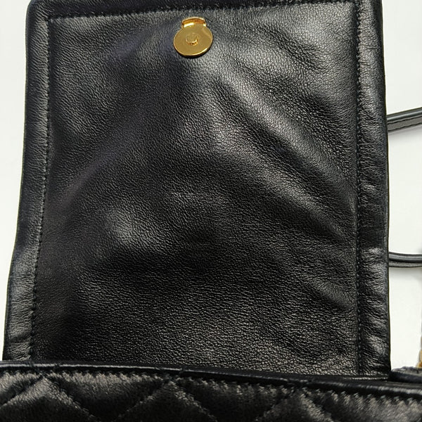 NOLITA Mini Quilted Lambskin Black