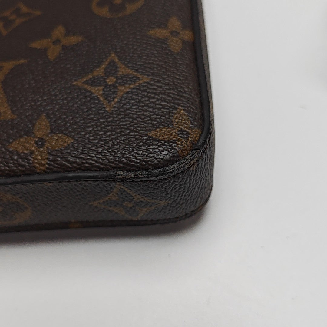 FÉLICIE Monogram Coated Canvas Brown