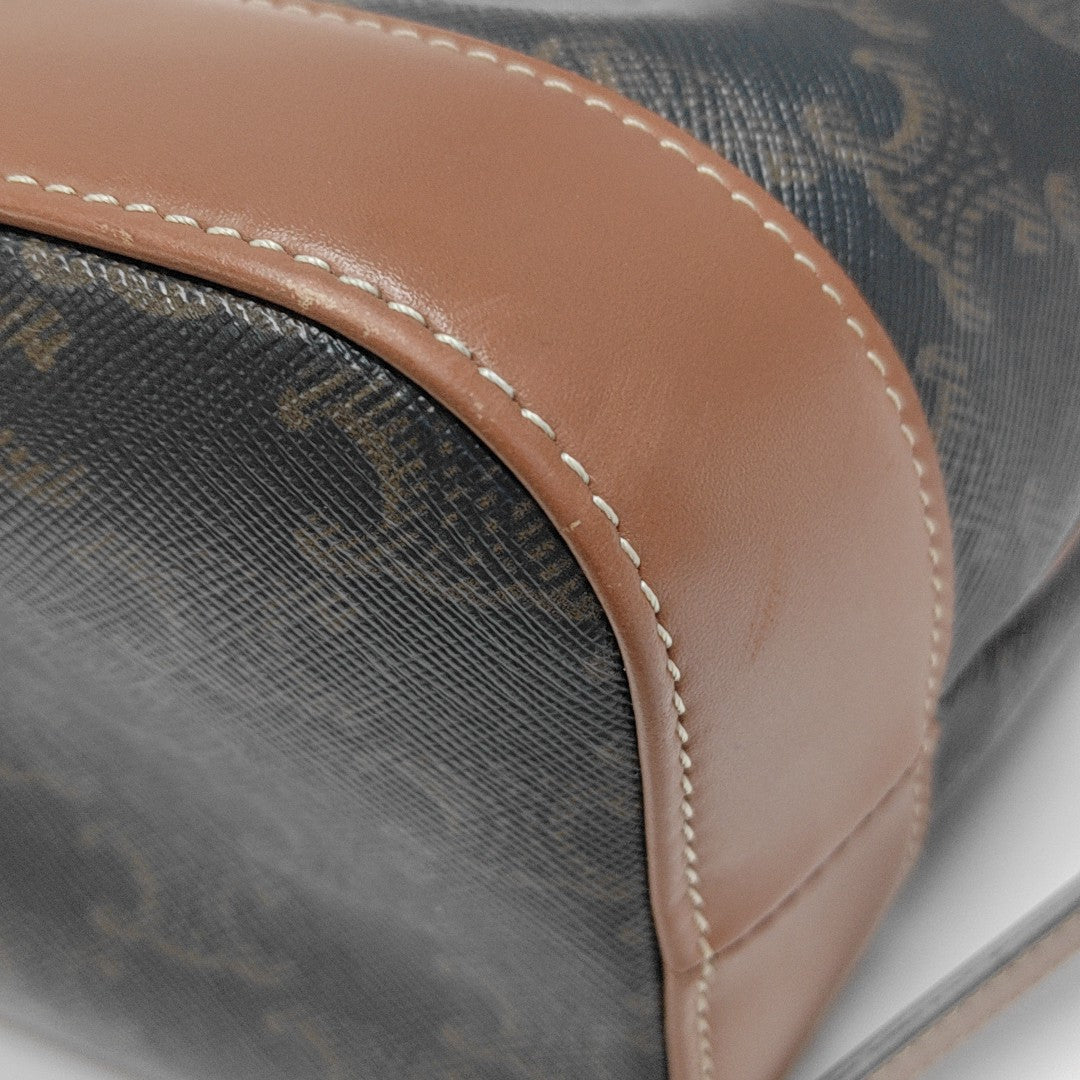 TRIOMPHE CANVAS Small Coated Canvas Brown