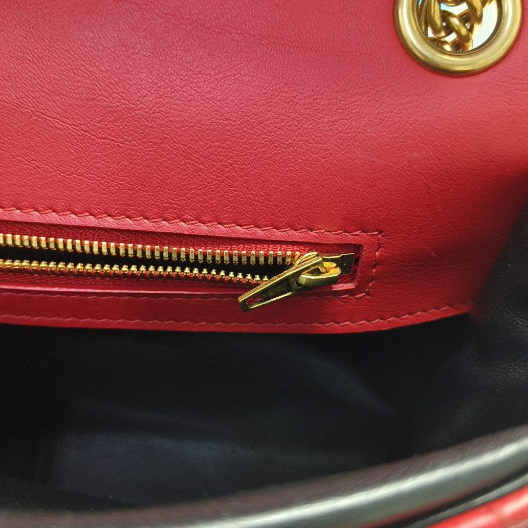 BB Quilted Calfskin Red