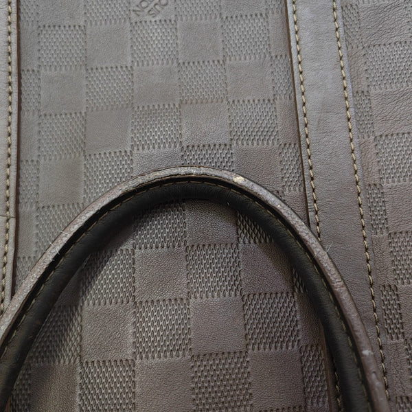 PORTE-DOCUMENTS Damier Ebene Calfskin Brown