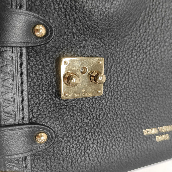 SIDE TRUNK PM Calfskin Black