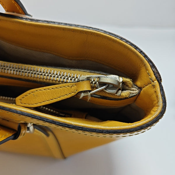 Microguccissima Monogram Calfskin Yellow