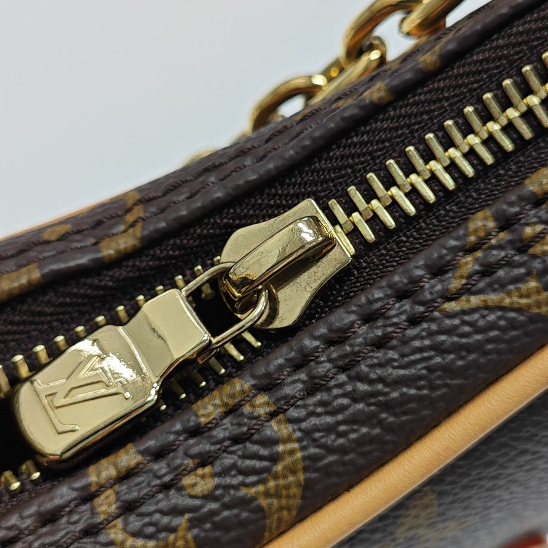 LOOP Monogram Coated Canvas Brown