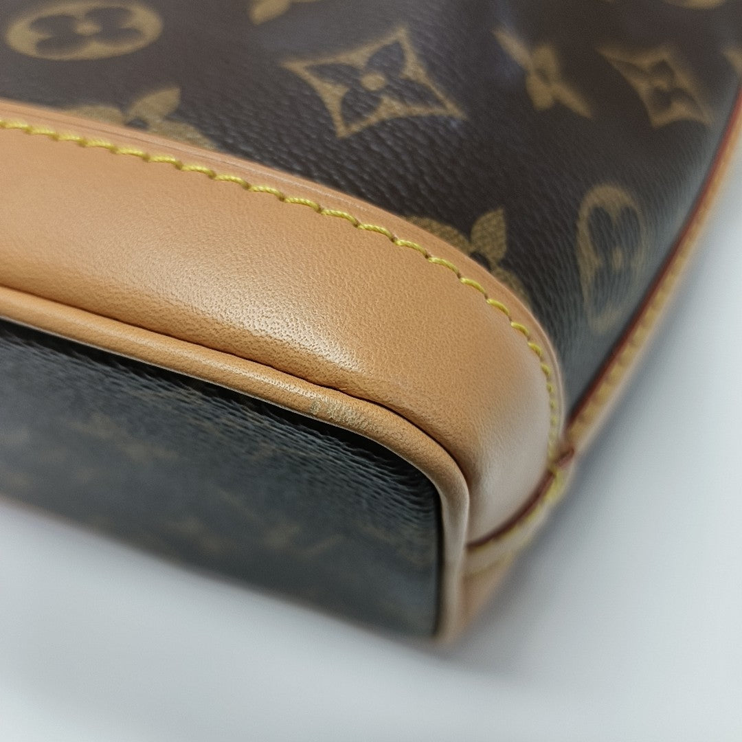 NOÉ Nano Monogram Coated Canvas Brown