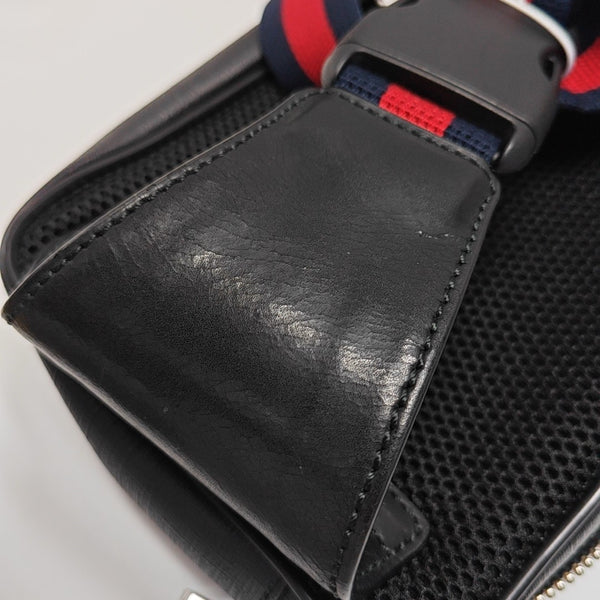 Courrier Monogram Coated Canvas Black