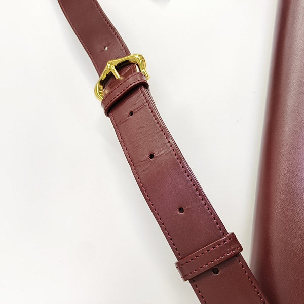 Calfskin Shoulder Bag Red