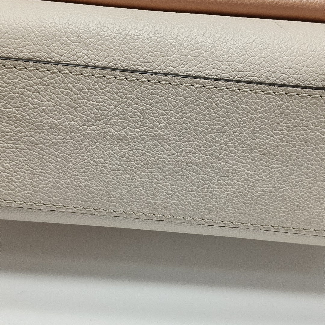 LOCKME BB Calfskin Beige