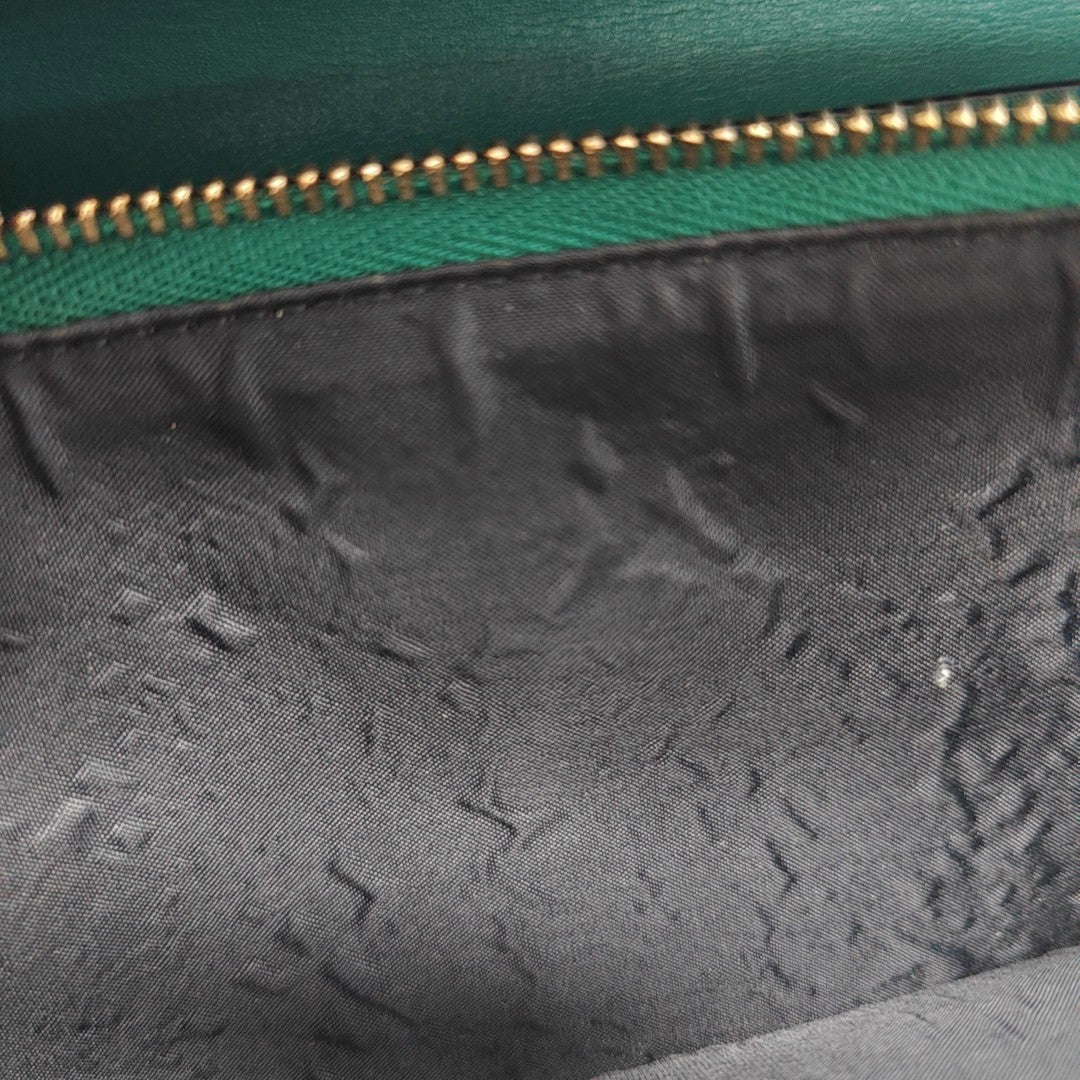 SERPENTI FOREVER Calfskin Green Wallet