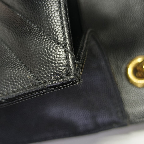 MONOGRAM Large Chevron Calfskin Black