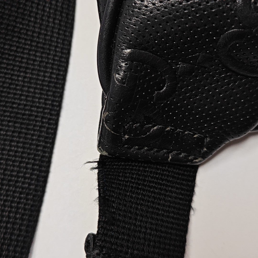 Monogram Calfskin Belt Bag Black
