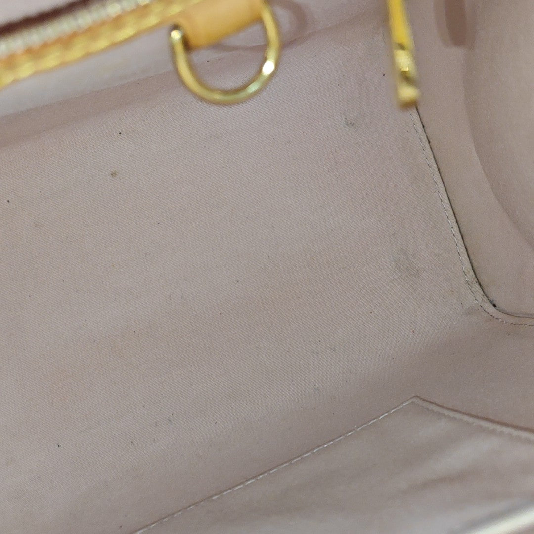 BREA MM Monogram Patent Leather Yellow