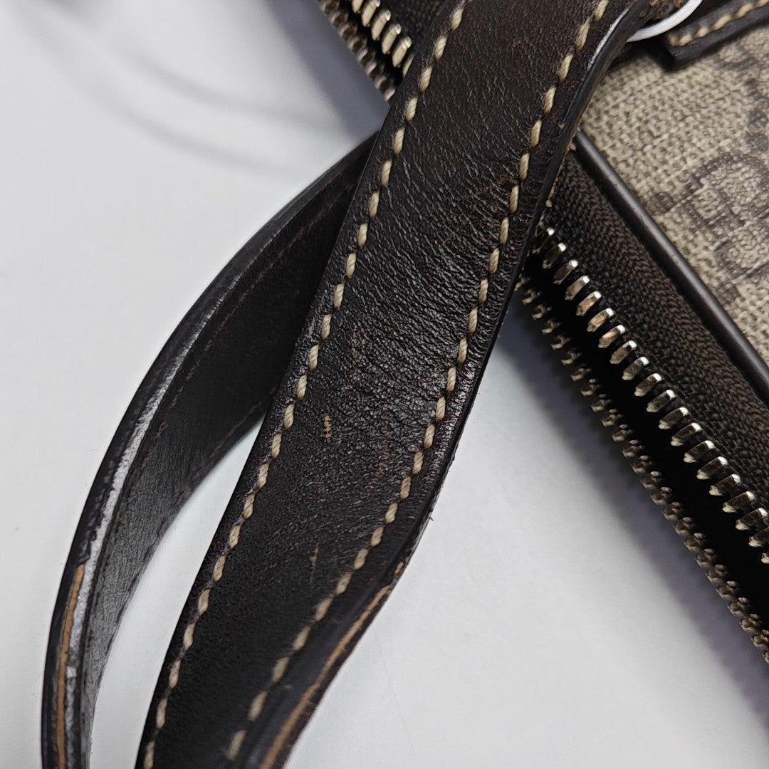 Duffle Monogram Coated Canvas Brown
