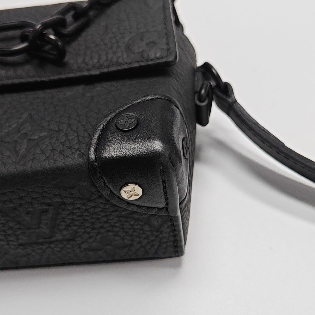 SOFT TRUNK Mini Monogram Calfskin Black