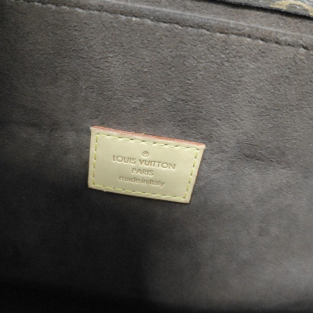 MÉTIS MM Monogram Coated Canvas Brown