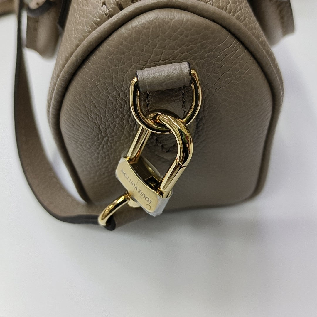 SPEEDY Nano Monogram Calfskin Gray