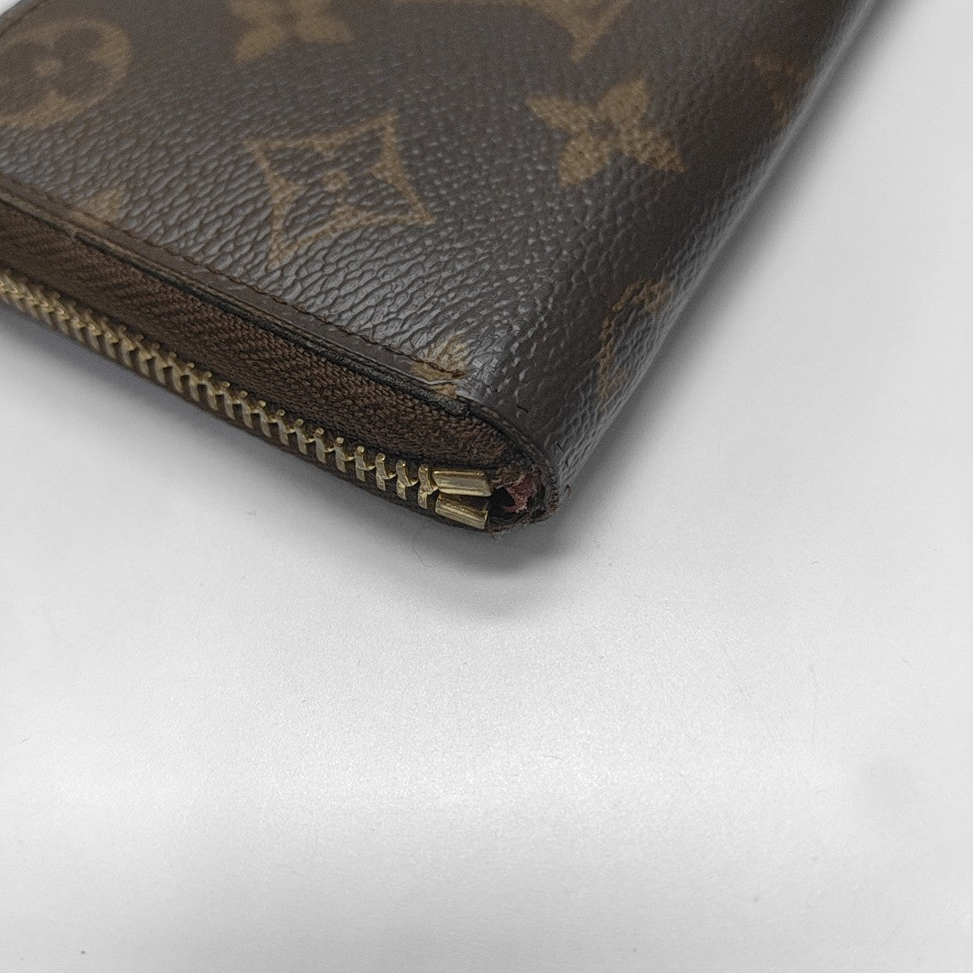 CLÉMENCE Monogram Coated Canvas Brown Wallet
