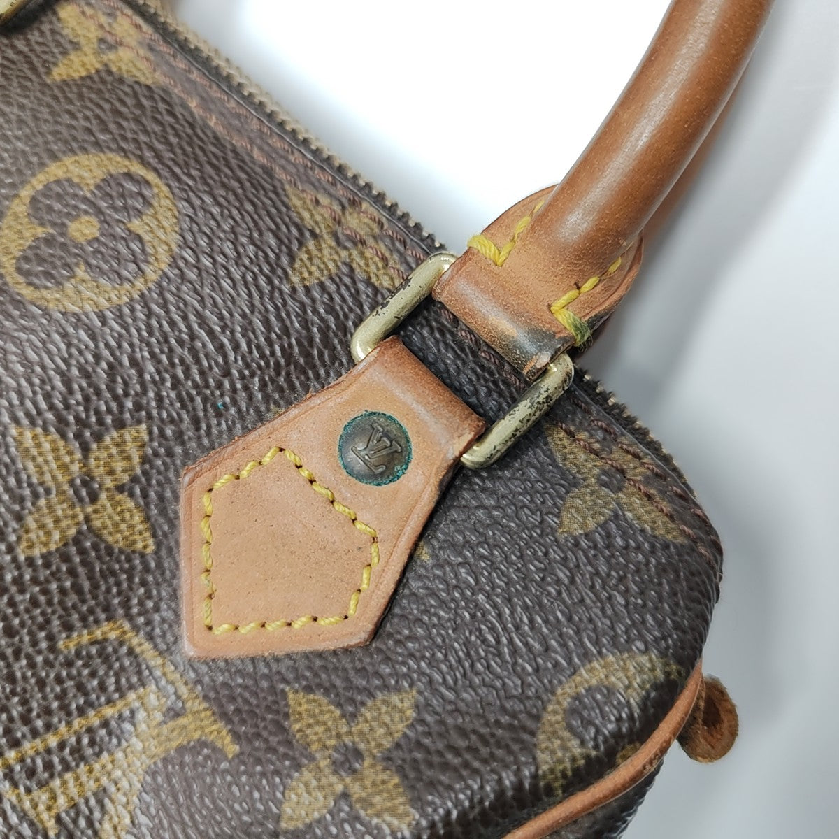 SPEEDY Nano Monogram Coated Canvas Brown