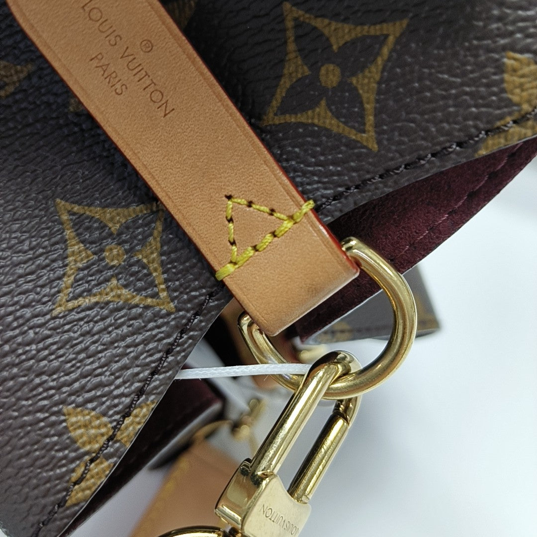NÉONOÉ BB Monogram Coated Canvas Brown
