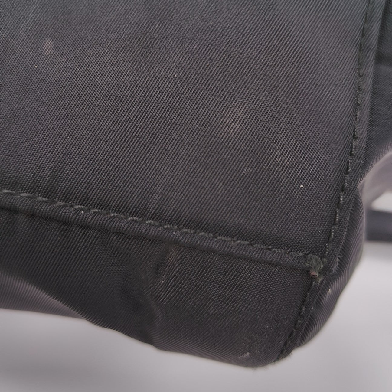 Nylon Shoulder Bag Black