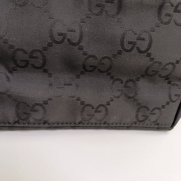 Monogram Canvas Shoulder Bag Black