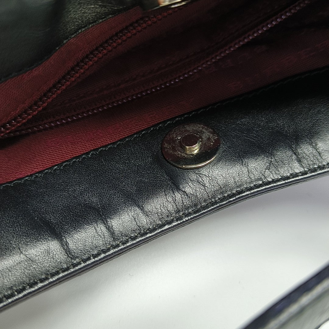 Fabric Shoulder Bag Black