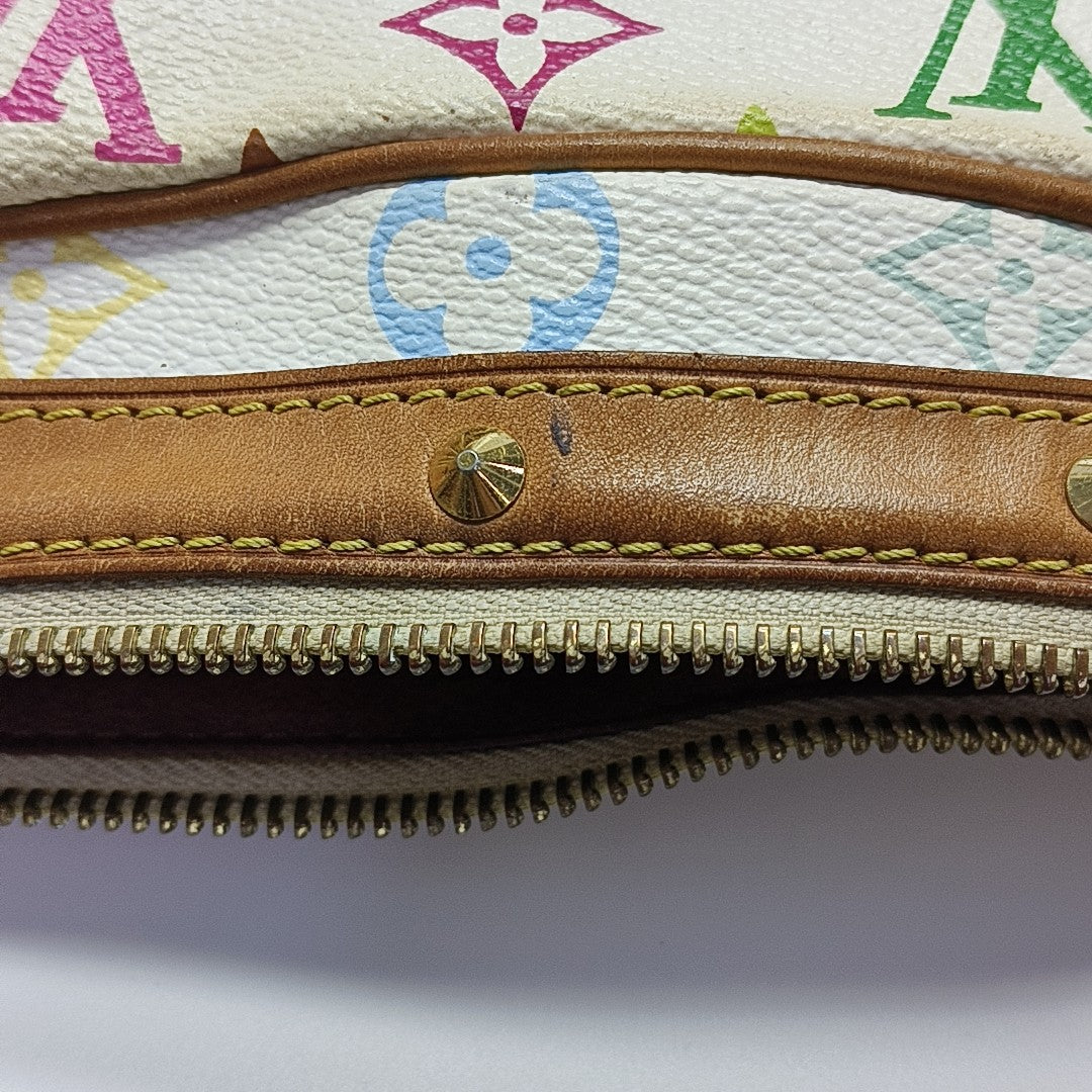LV × TM BOULOGNE Monogram Coated Canvas White