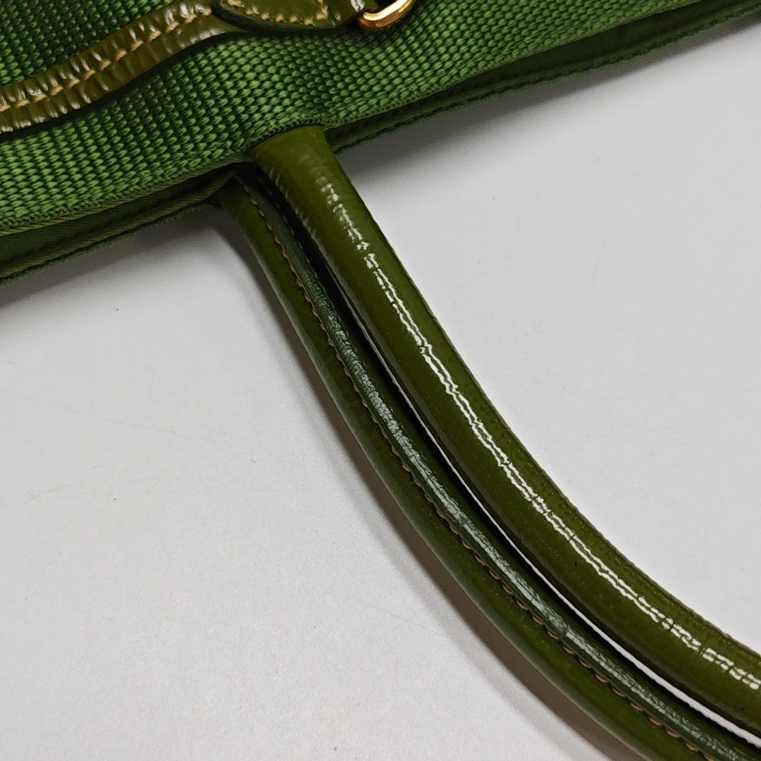 Nylon Tote Bag Green