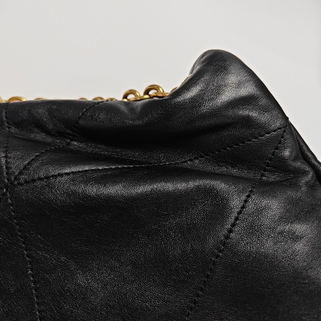 JAMIE 4.3 Quilted Lambskin Black