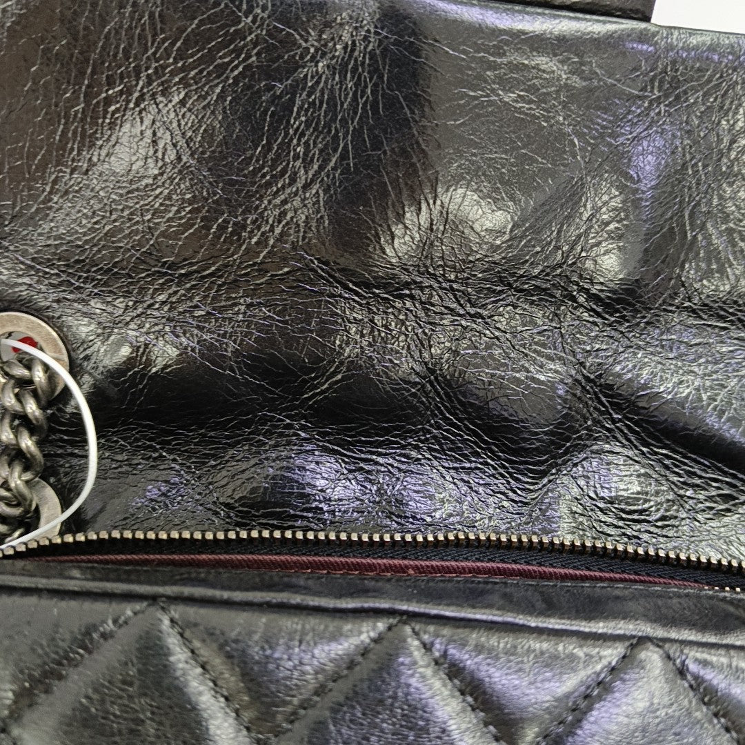 CC CROWN Quilted Calfskin Black
