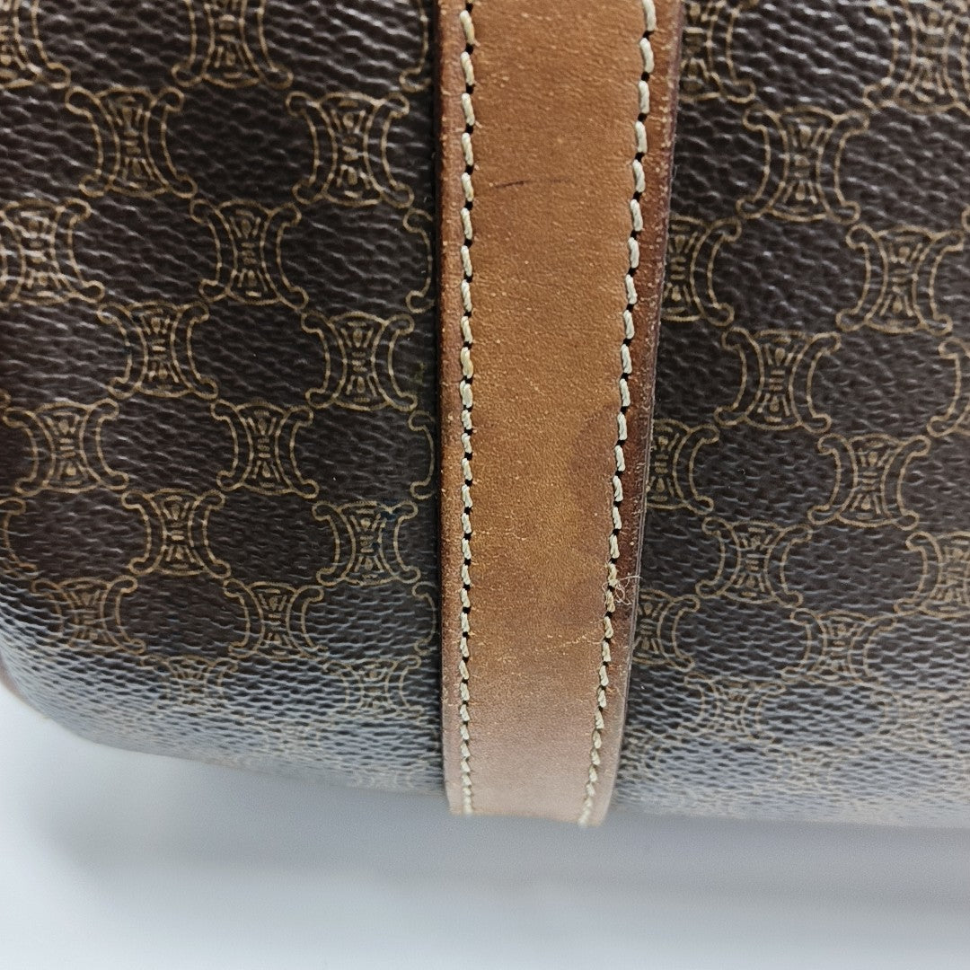 MACADAM BOSTON Coated Canvas Brown